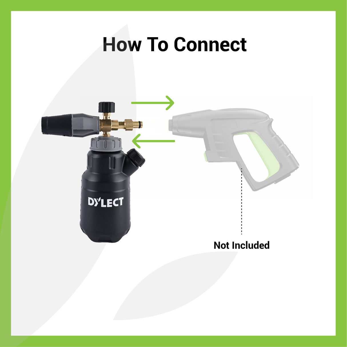 Dylect High Pressure Washer Foam Cannon Pro