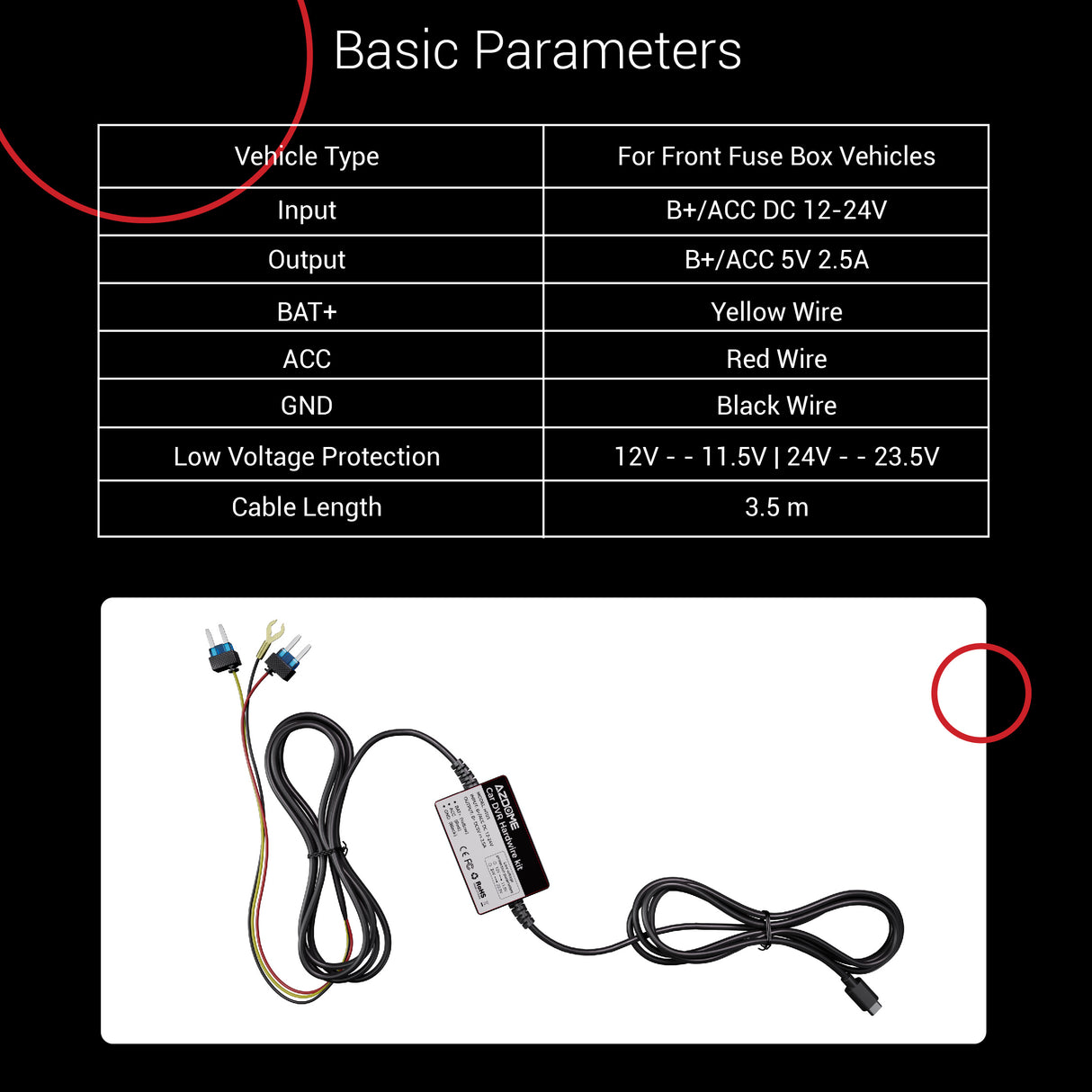 Hardwire Kit