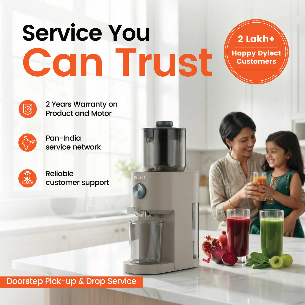 DYLECT NutriMax Cold Press Juicer
