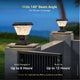 Dylect Luxe Solar Pillar Lamp - Pyramid Shape (Small)