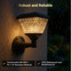Dylect Luxe Solar Wall Lamp - Pyramid Shape (Big)