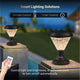 Dylect Luxe Solar Pillar Lamp - Cone Shape (Big)