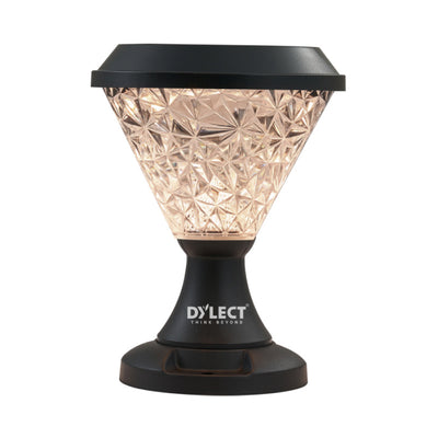 Dylect Luxe Solar Pillar Lamp - Cone Shape (Small)