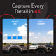 DYLECT Sense 4K Max dash cam with Sony STARVIS 2 sensor and night vision for low light driving