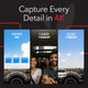 DYLECT Sense 4K Ultra car dashcam front rear and cabin camera with 4K front recording and full interior coverage