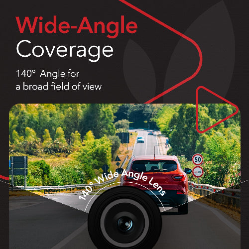 DYLECT Sense Classic dashboard camera with on device display for easy recording management and playback