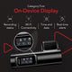 DYLECT Sense Classic dash cam with G-sensor emergency recording for accident detection and evidence protection