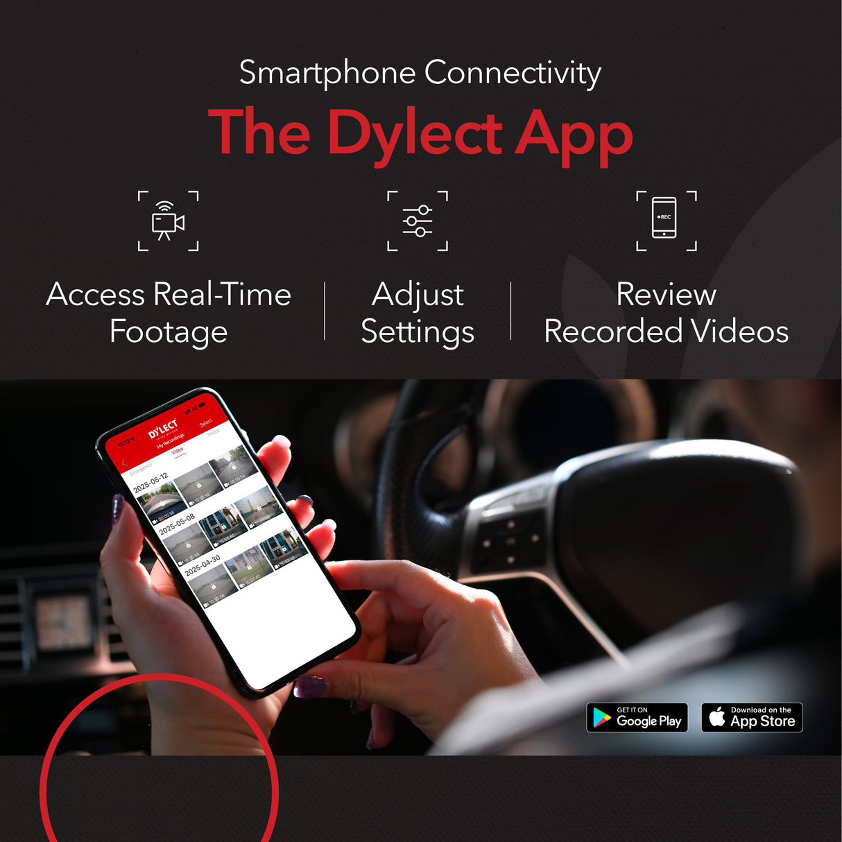 Sense 4K Max Two Channel Dash Cam – Dylect - Main Image