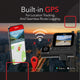 DYLECT Sense 4K Ultra WiFi dash cam with smartphone app connectivity for video access and settings control